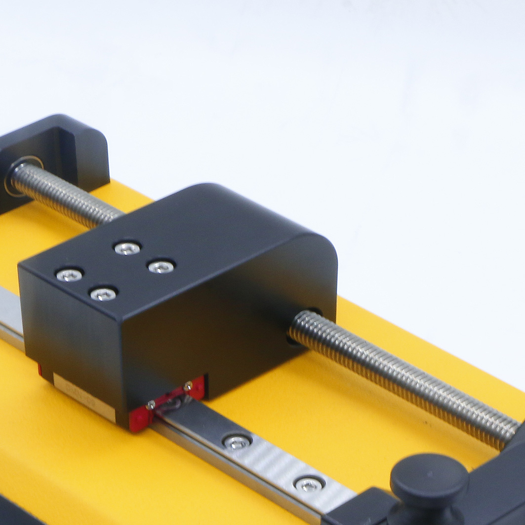 IPS-12 rail and pusher mechanism close-up